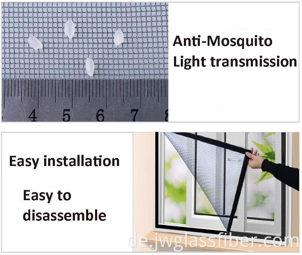 DIY -Insektenschutzfensterbildschirm mit selbstklebender Band für Fenster